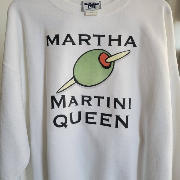 Lee Wear Martha Martini Novelty Sweatshirt for Women (Size: XL) - Picture 1 of 10